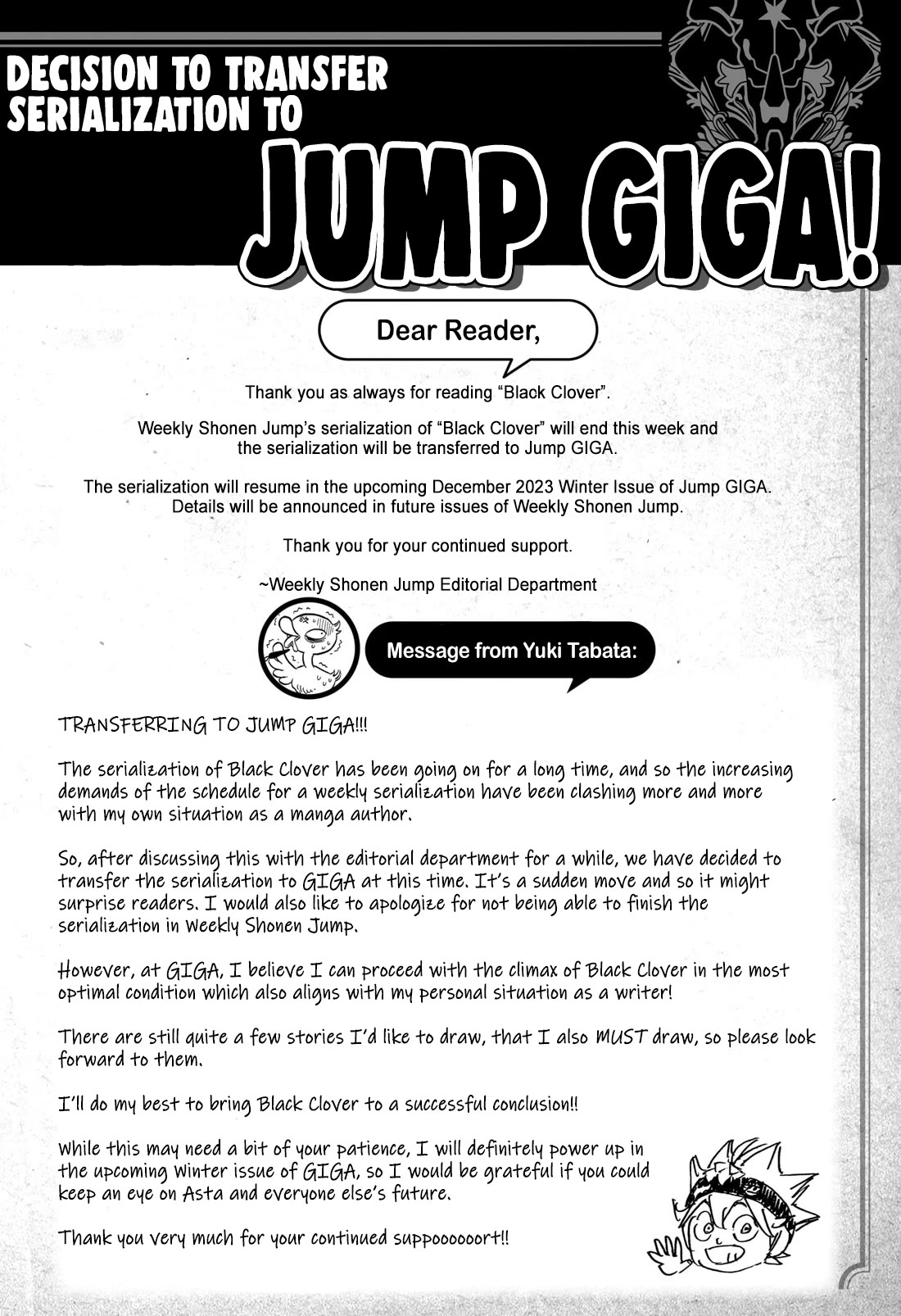 Read BLACK CLOVER Manga Online