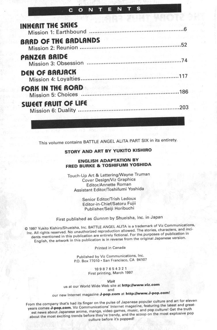 Read Battle Angel Alita Manga Online