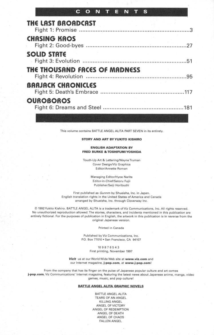 Read Battle Angel Alita Manga Online