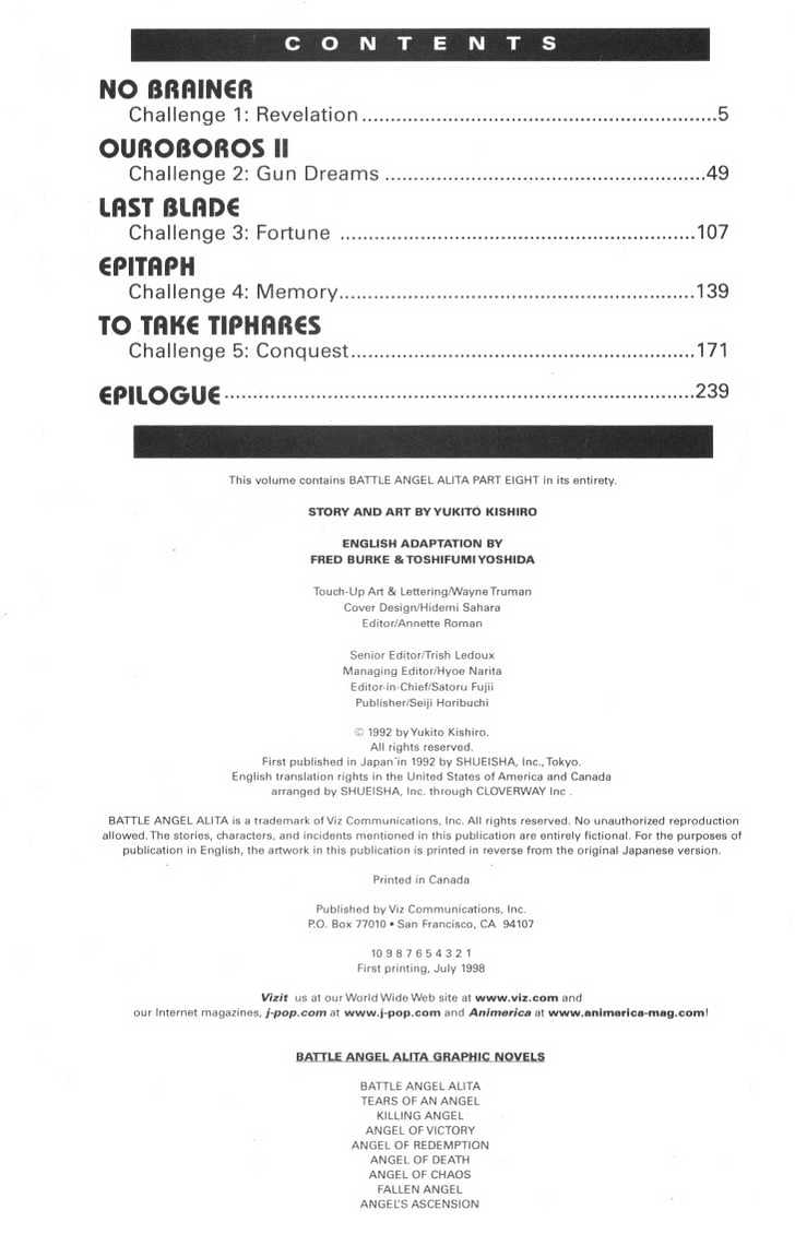 Read Battle Angel Alita Manga Online