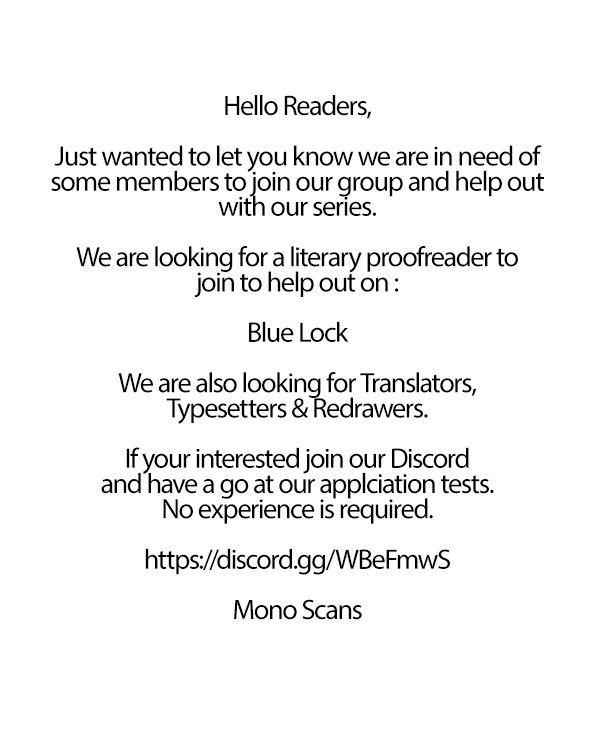 Read Blue Lock Manga Online