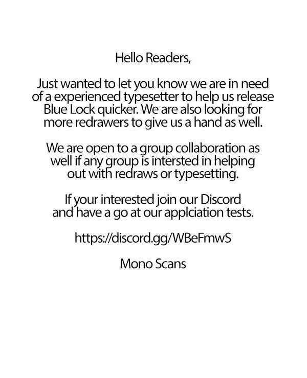 Read Blue Lock Manga Online