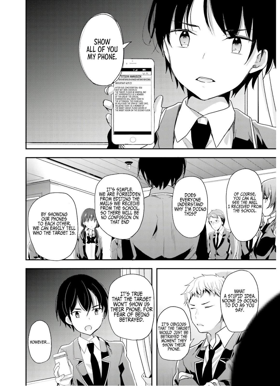 Read Classroom of the Elite Manga Online