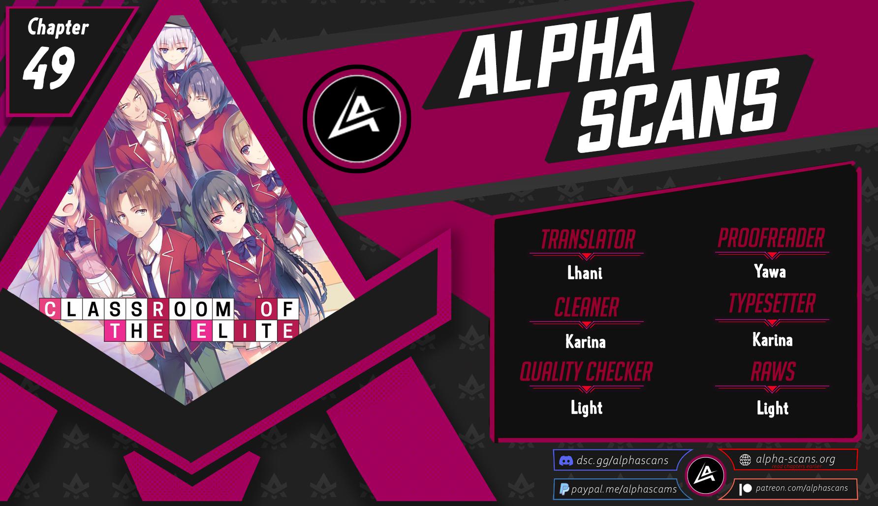 Read Classroom of the Elite Manga Online