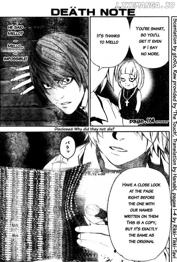 Read Death Note Manga Online