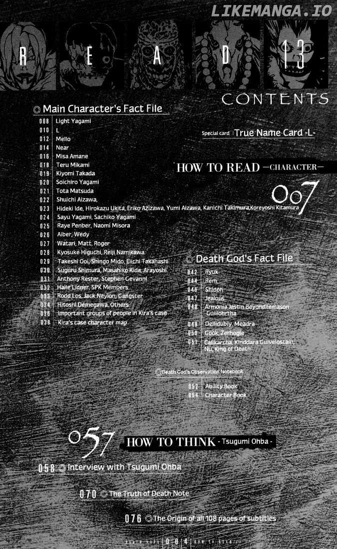 Read Death Note Manga Online