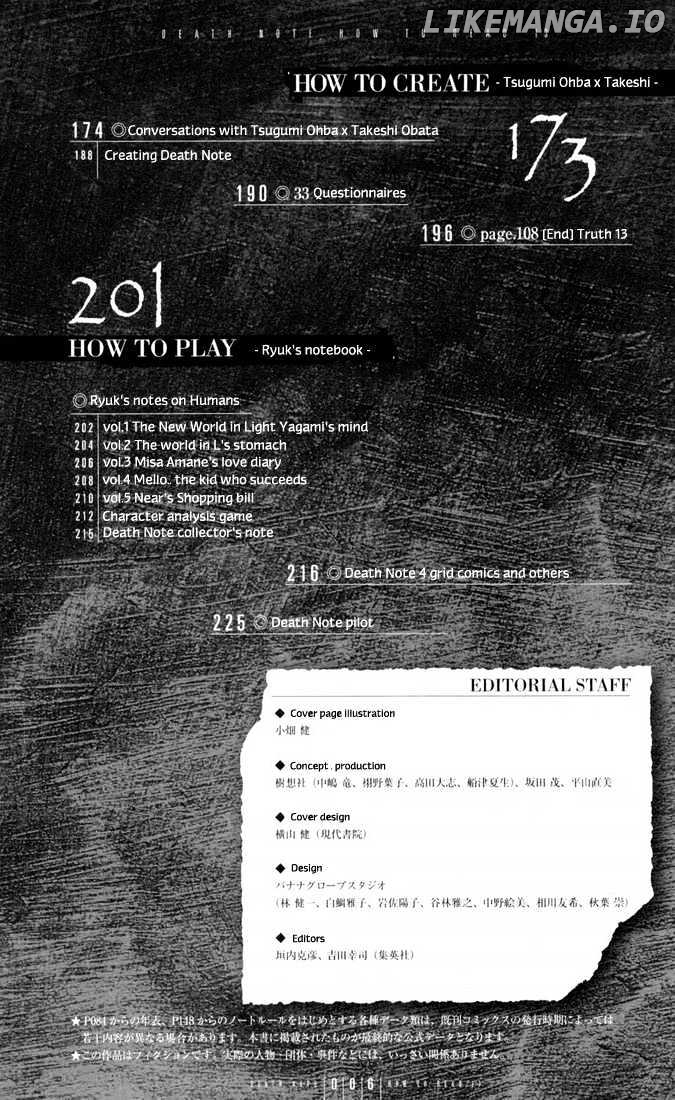 Read Death Note Manga Online