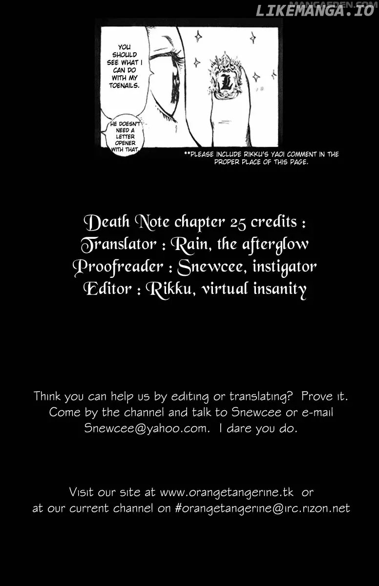 Read Death Note Manga Online