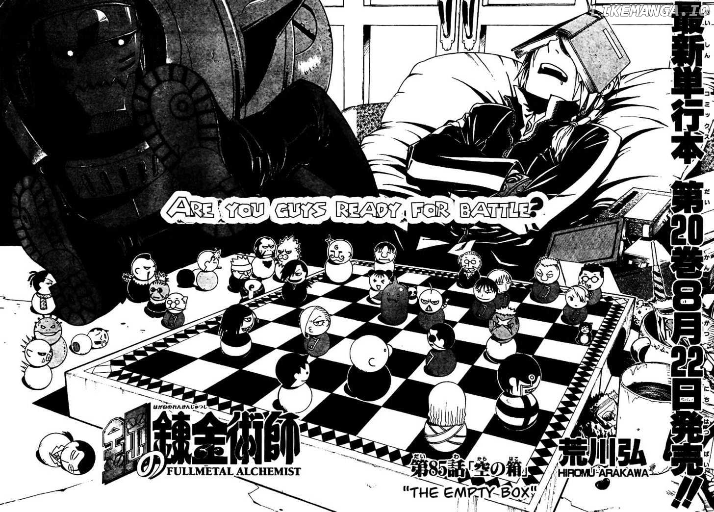 Read Fullmetal Alchemist  Manga Online