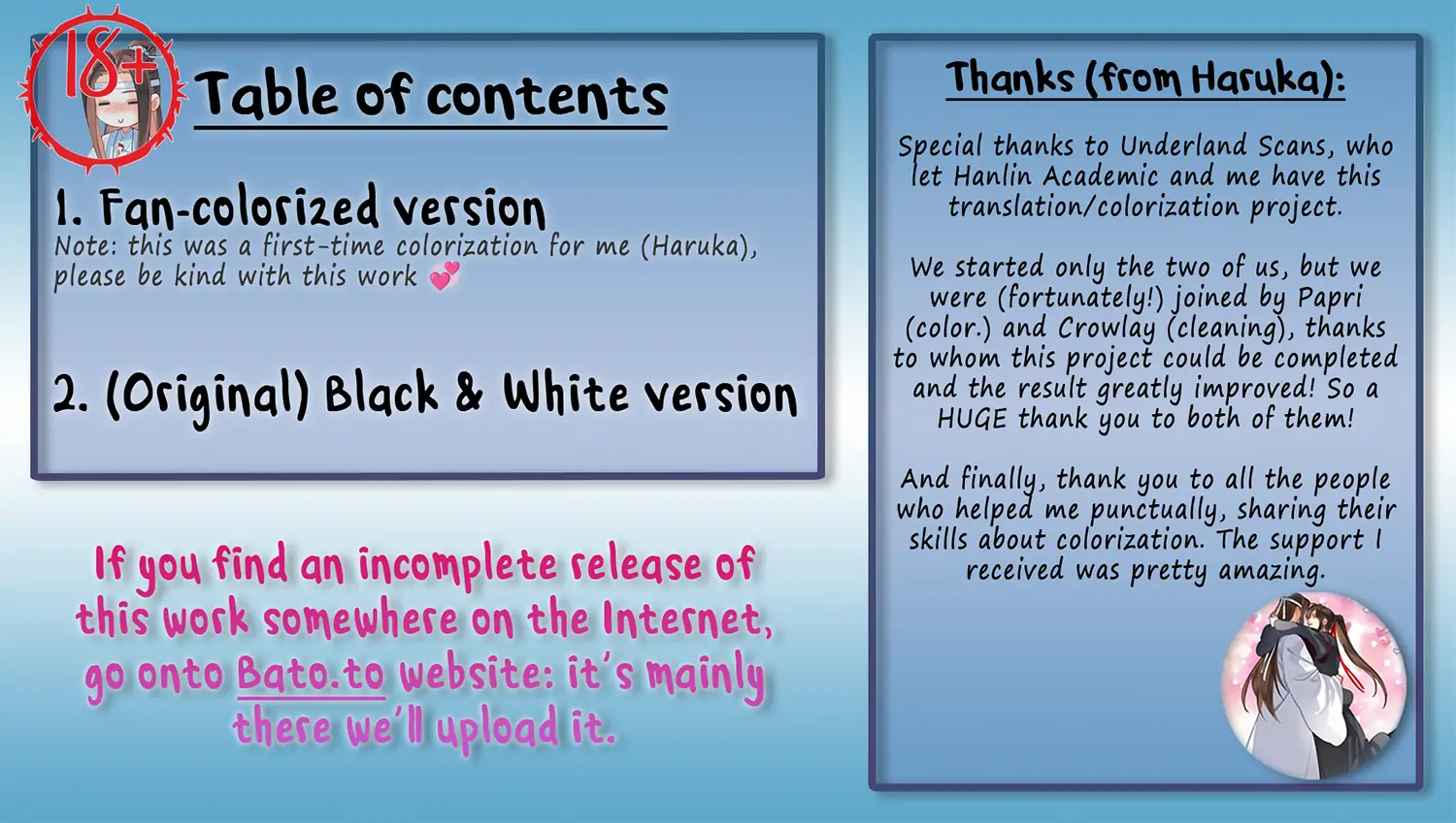 Read Grandmaster of Demonic Cultivation Mo Dao Zu Shi Manga Online