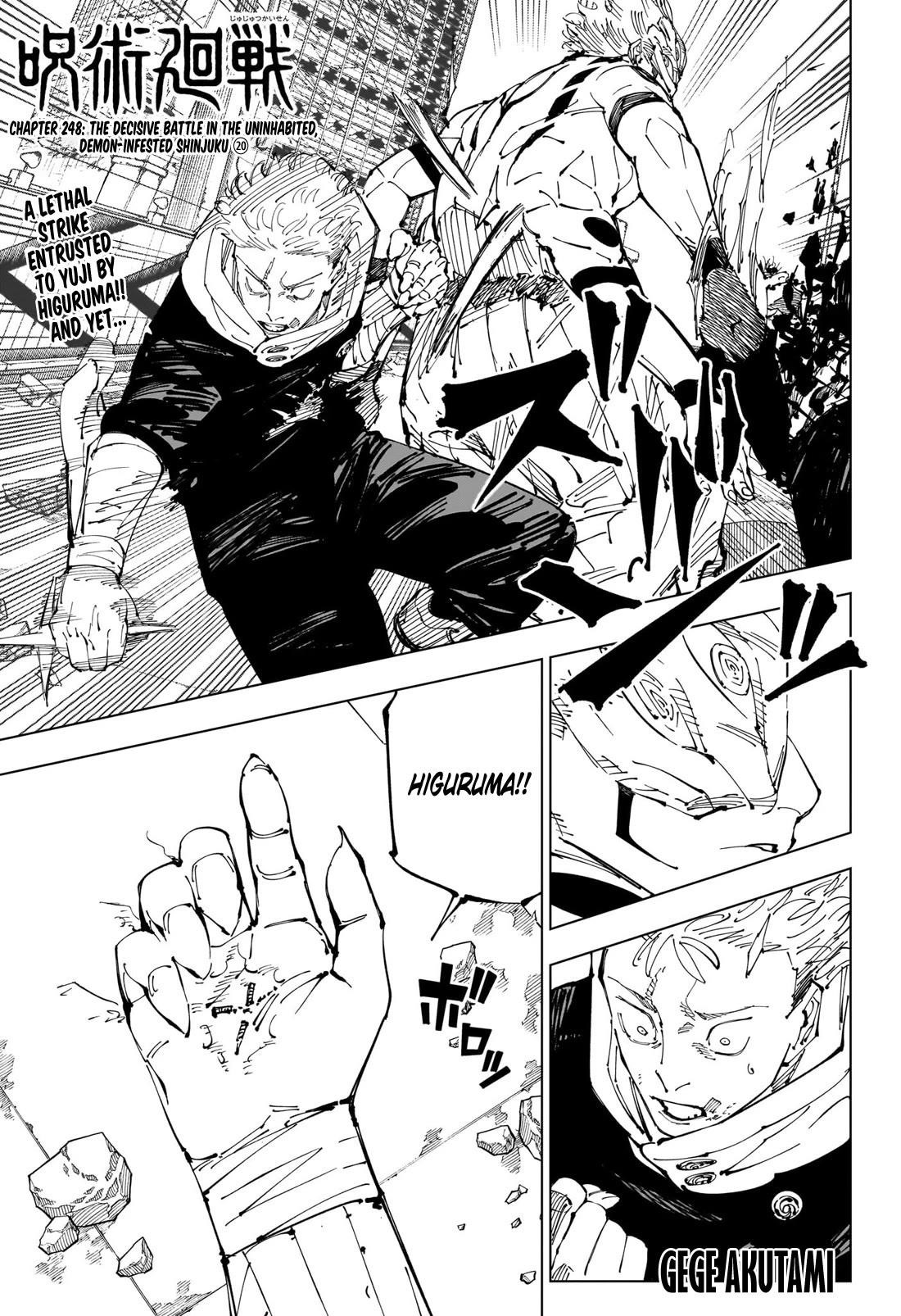 Read JUJUTSU KAISEN Manga Online