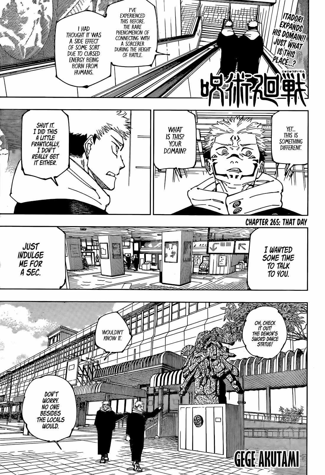 Read JUJUTSU KAISEN Manga Online