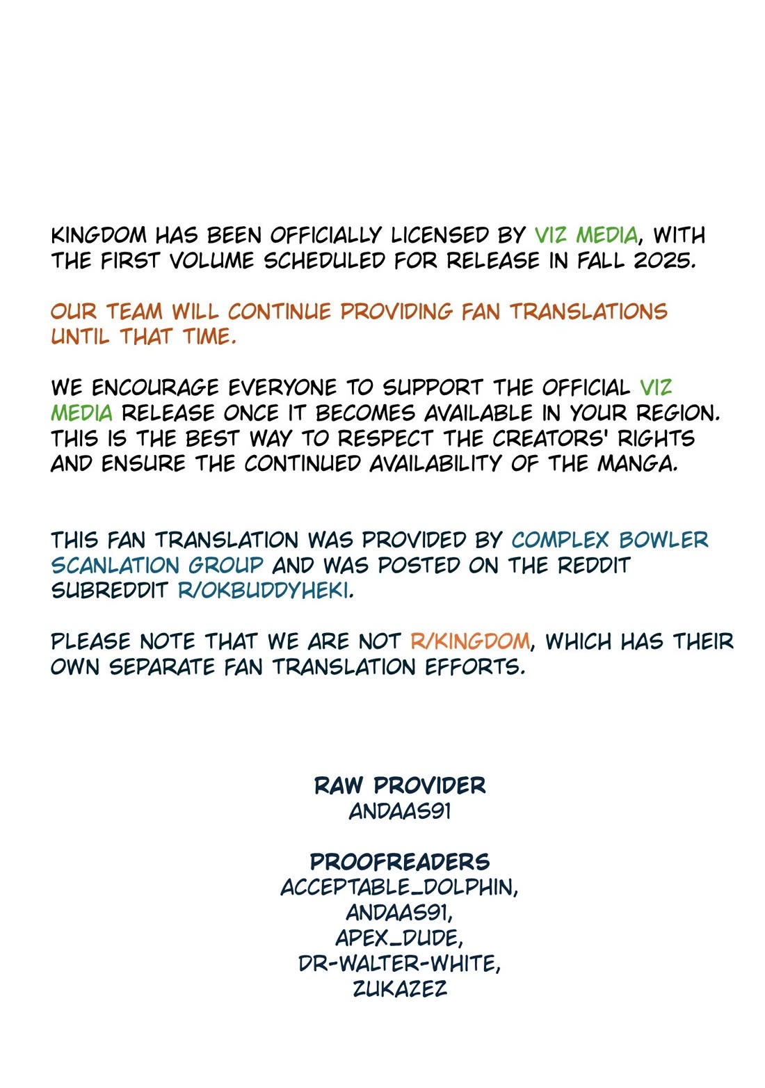 Read Kingdom Manga Online