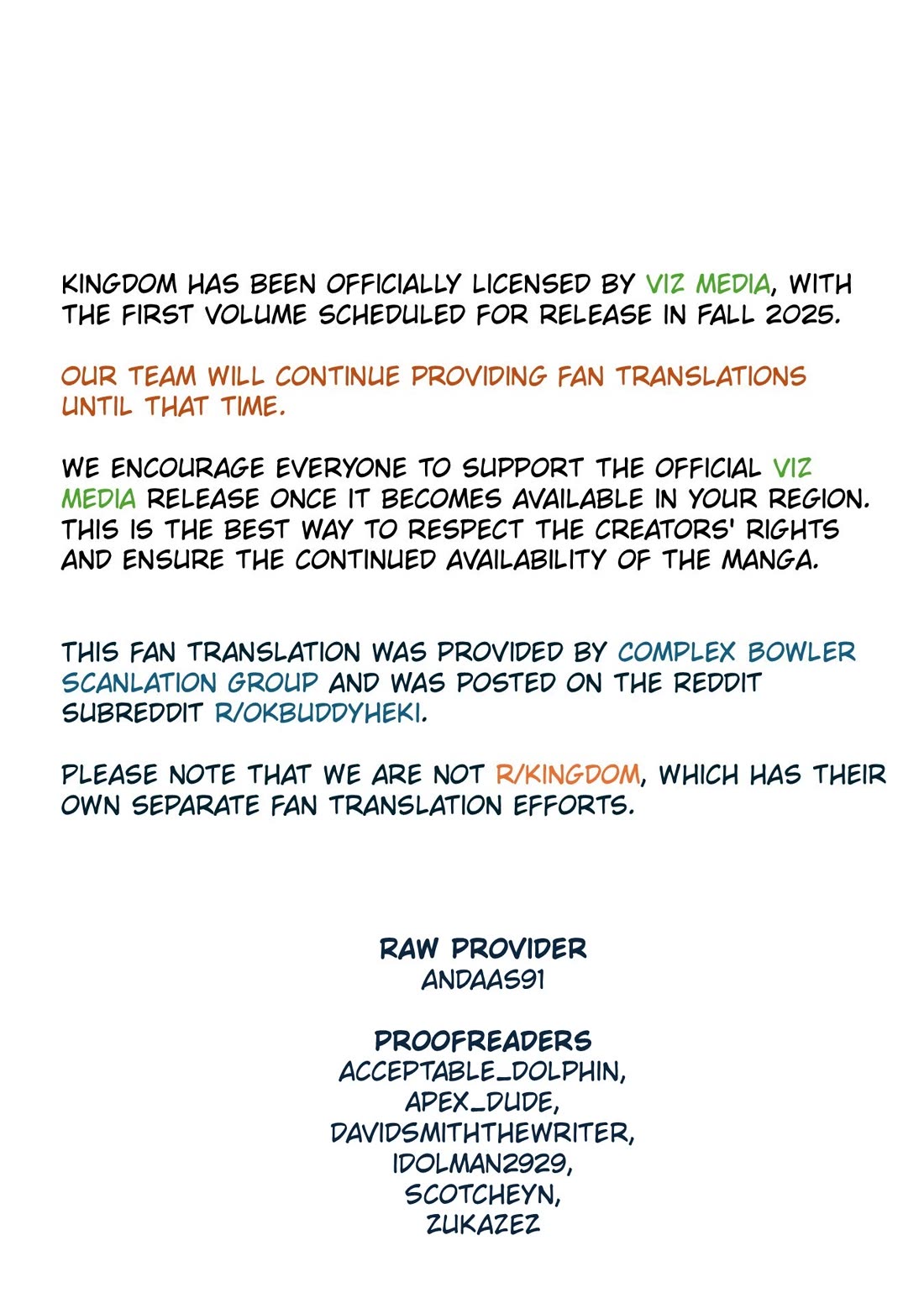 Read Kingdom Manga Online