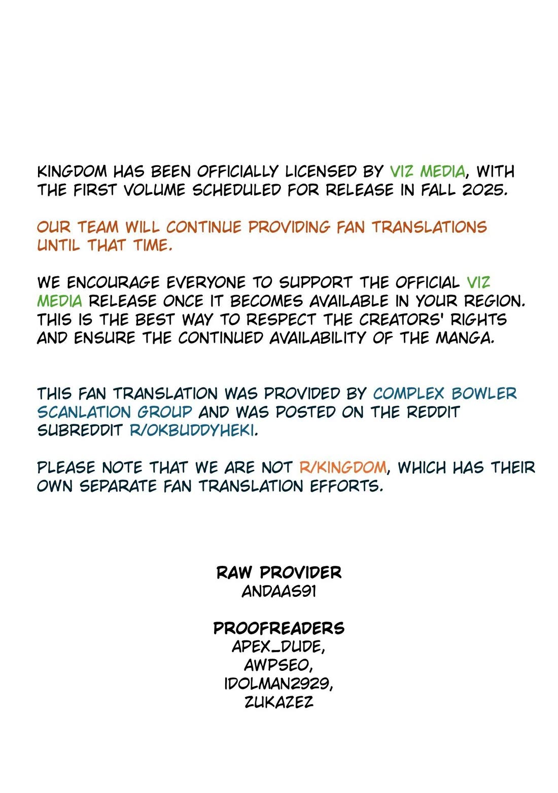 Read Kingdom Manga Online