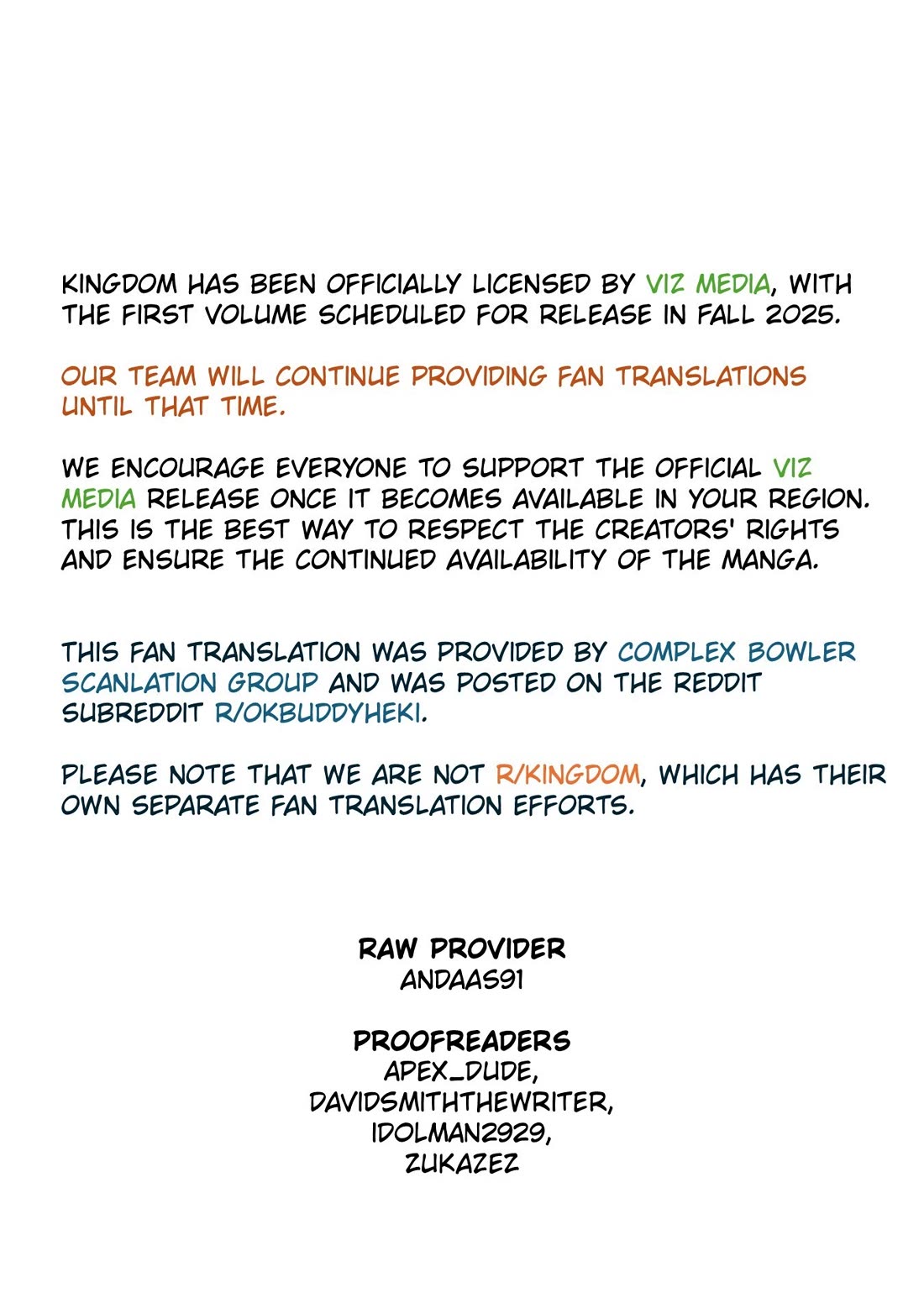 Read Kingdom Manga Online