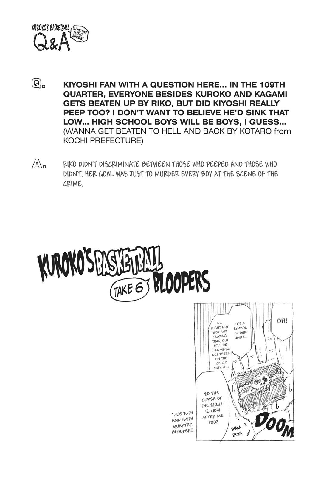 Read Kurokos Basketball Manga Online