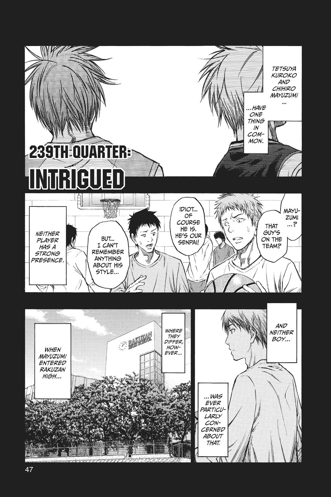 Read Kurokos Basketball Manga Online