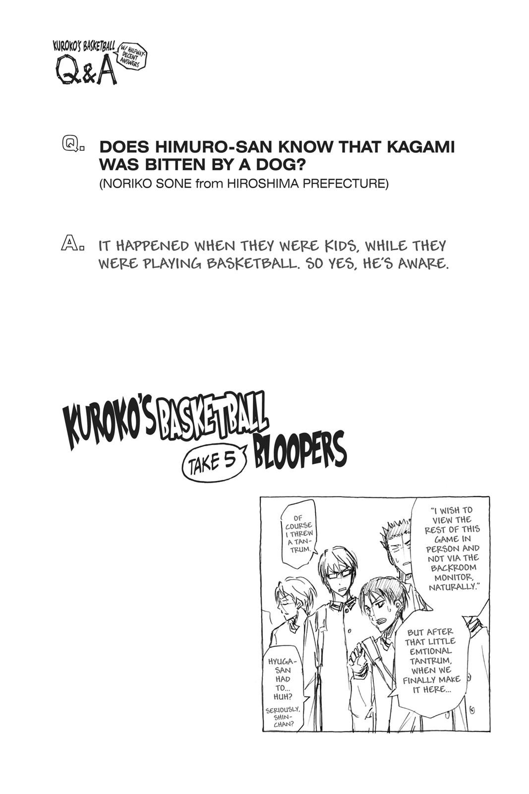 Read Kurokos Basketball Manga Online