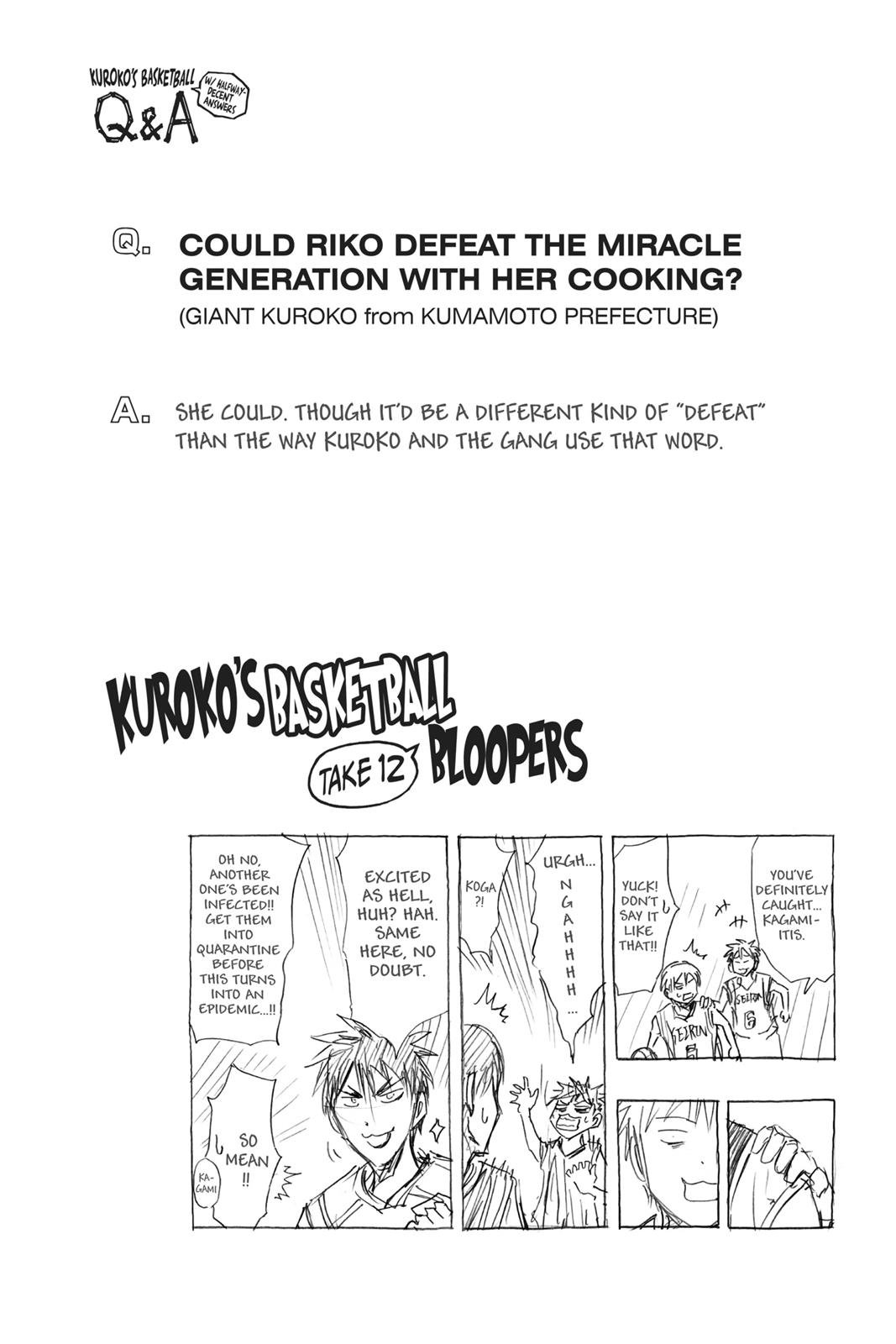 Read Kurokos Basketball Manga Online