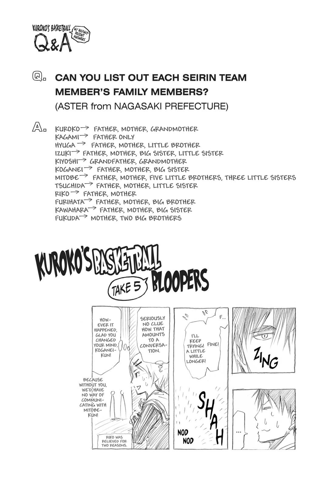 Read Kurokos Basketball Manga Online