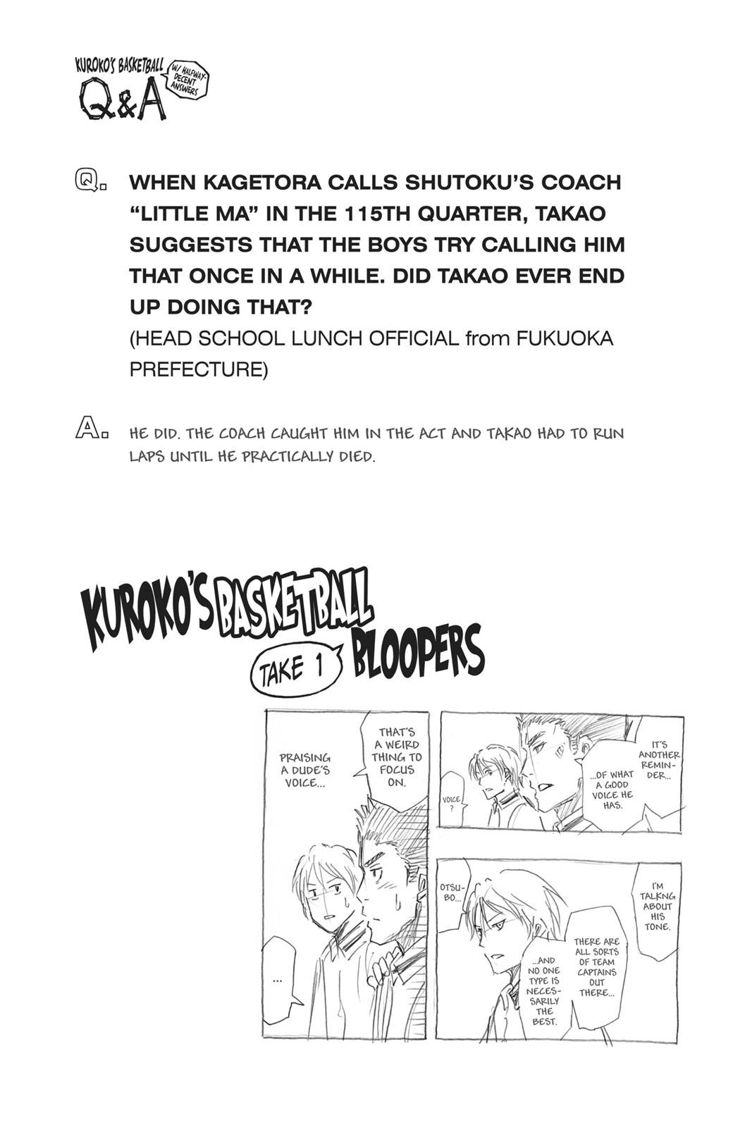 Read Kurokos Basketball Manga Online