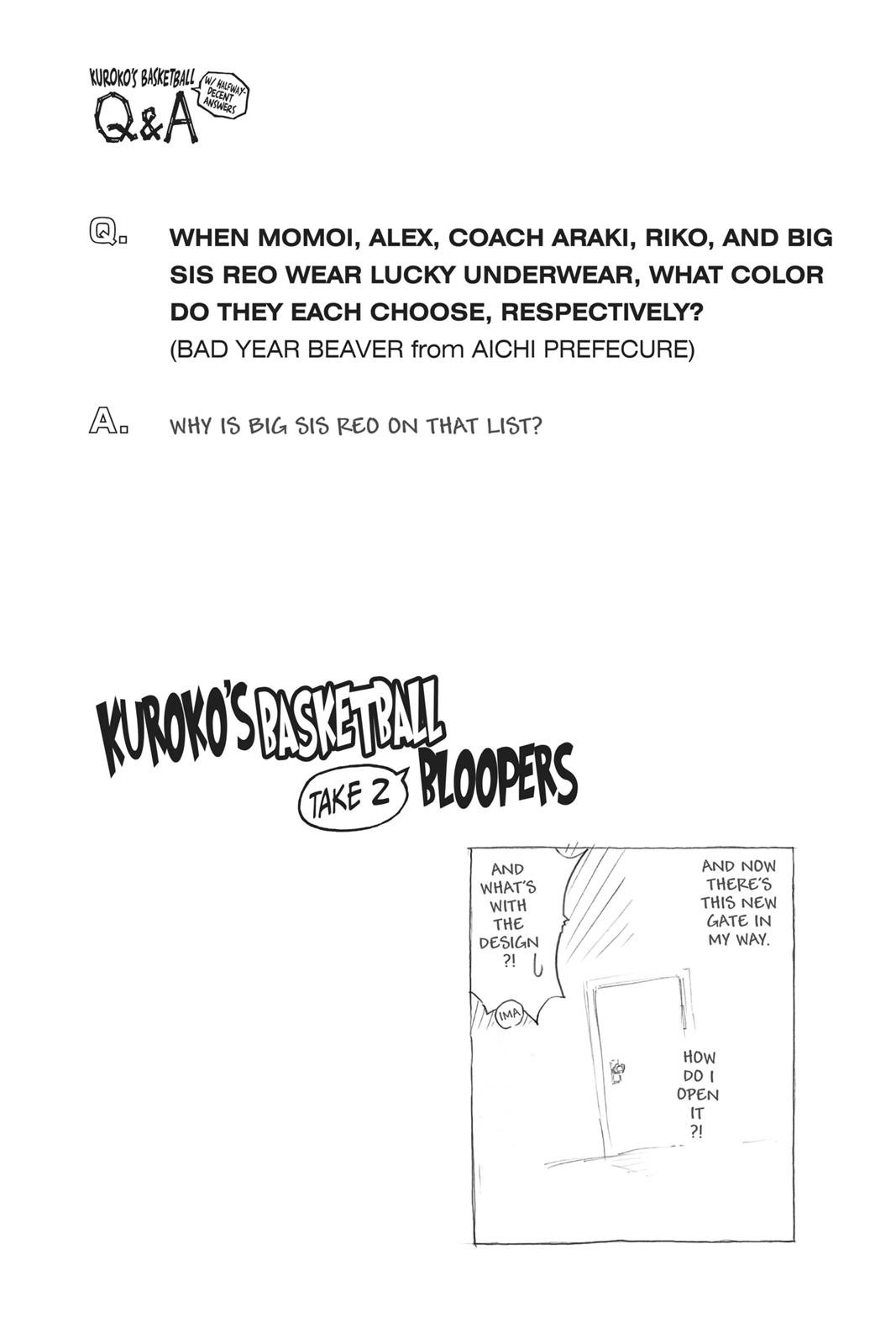 Read Kurokos Basketball Manga Online