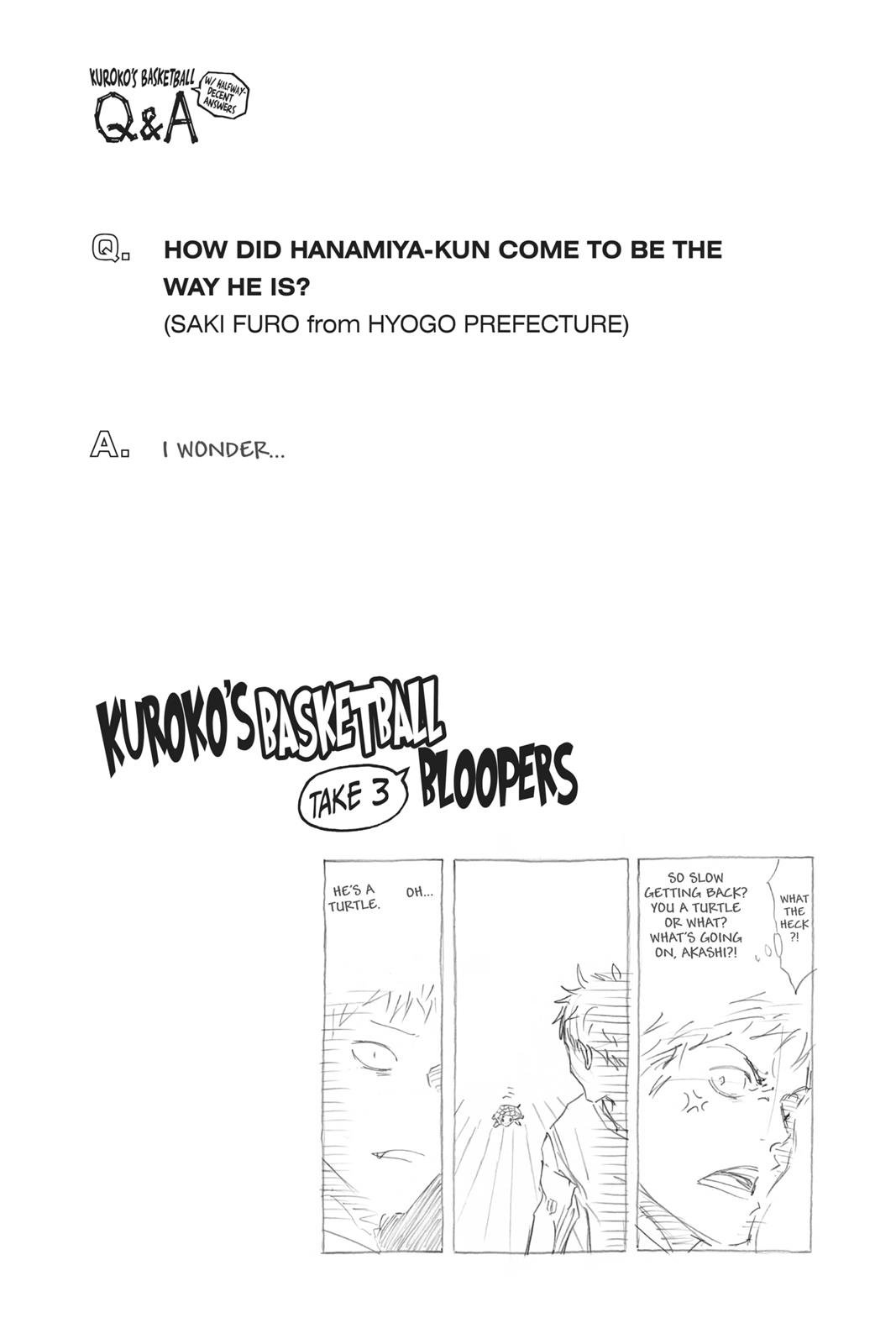 Read Kurokos Basketball Manga Online