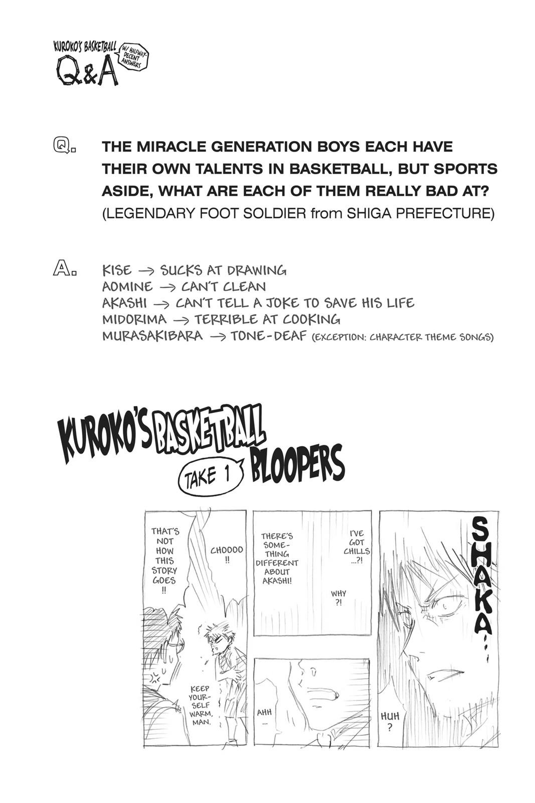 Read Kurokos Basketball Manga Online