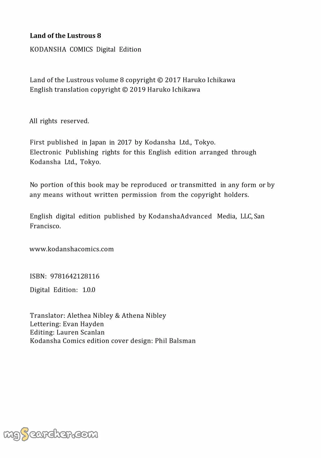 Read Land of the Lustrous  Manga Online