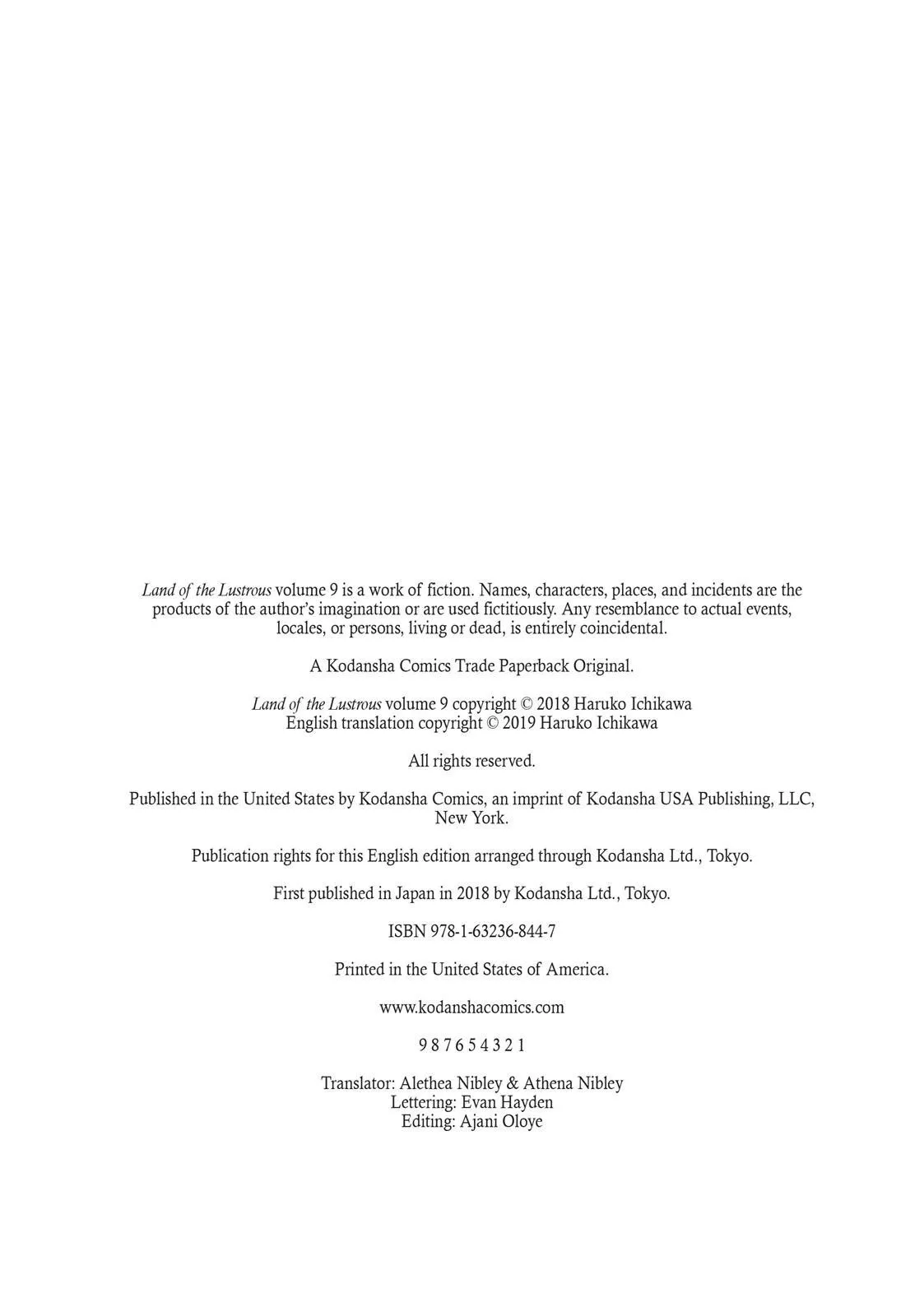 Read Land of the Lustrous  Manga Online