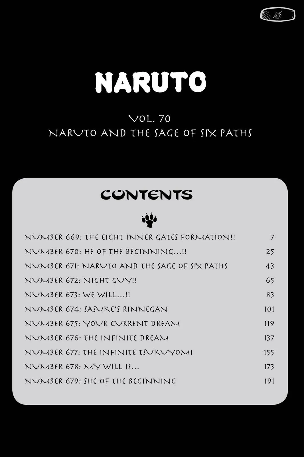 Read Naruto Manga Online