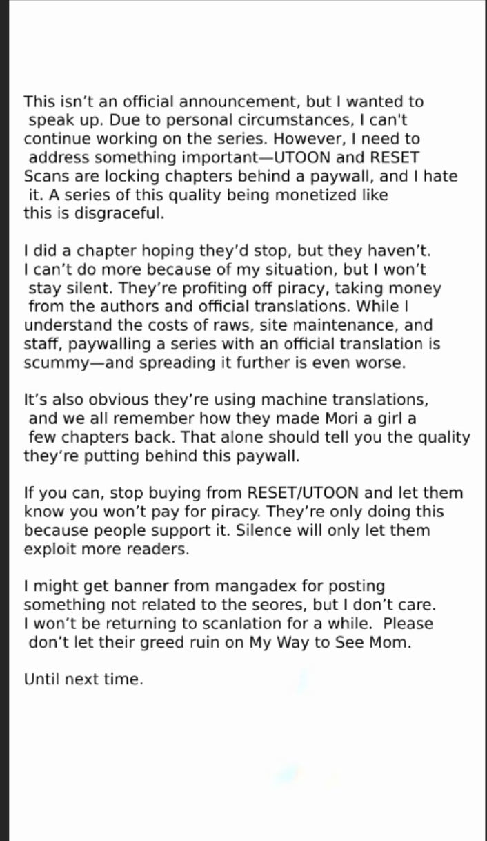 Read On the Way to Meet Mom Manga Online