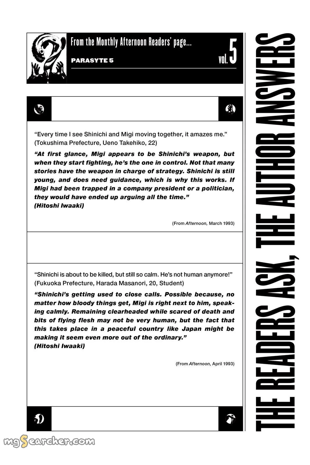 Read Parasyte Manga Online