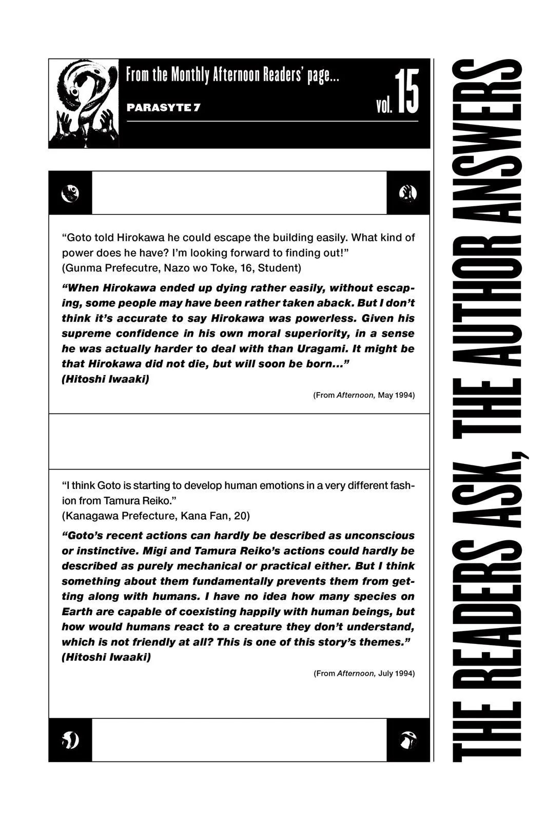 Read Parasyte Manga Online