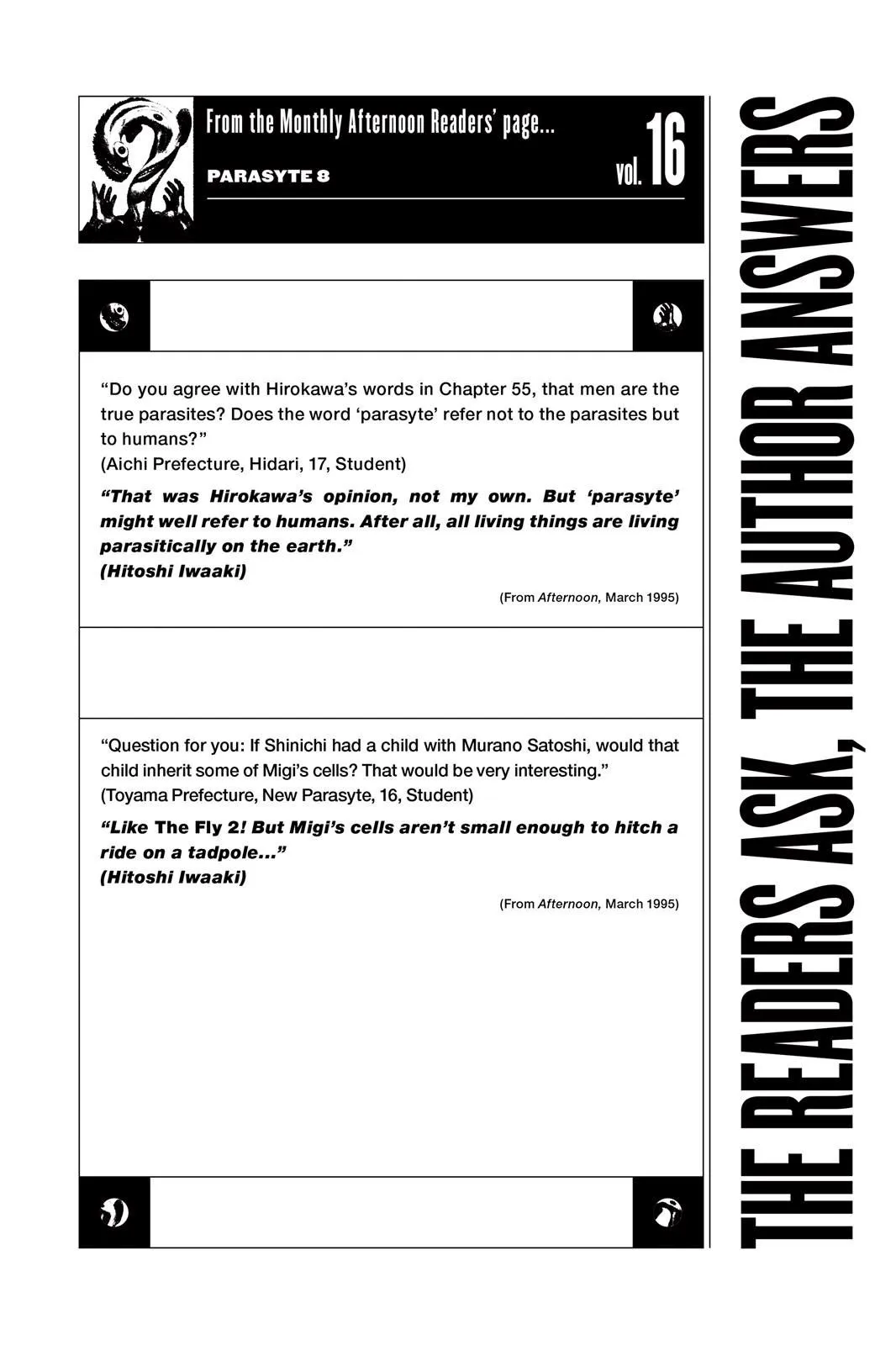 Read Parasyte Manga Online