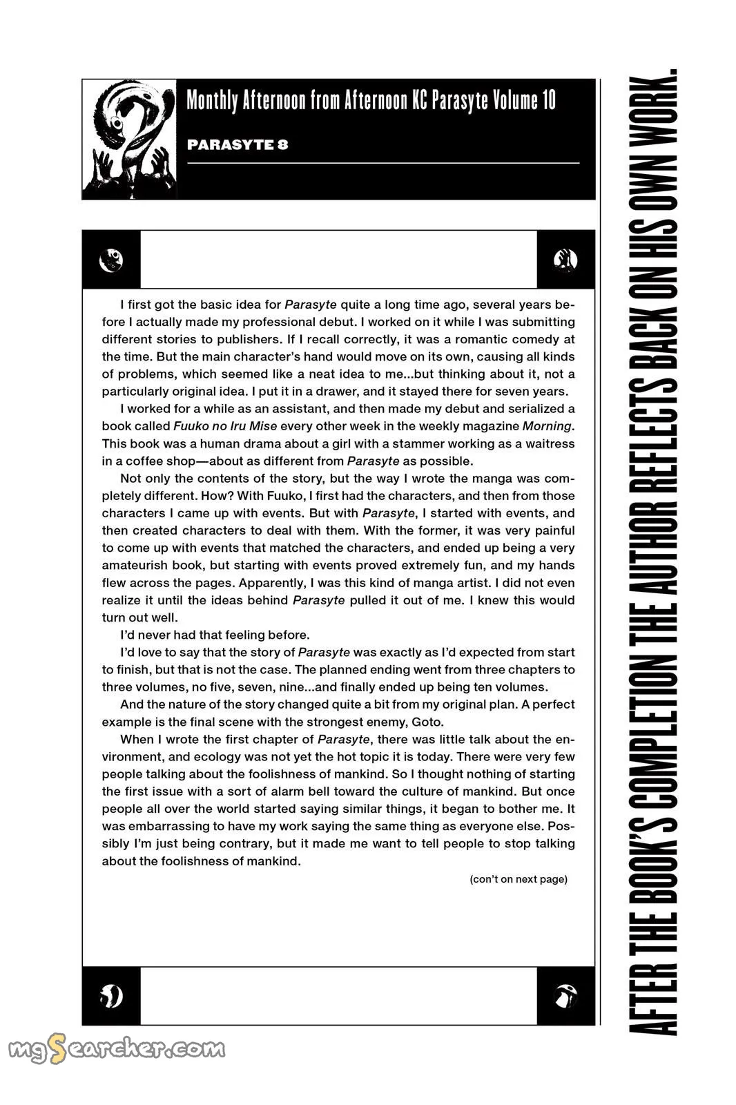 Read Parasyte Manga Online