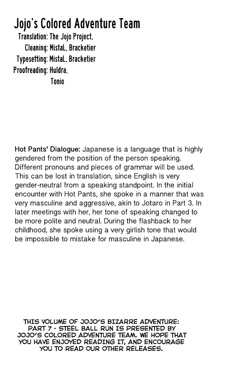 Read Steel Ball Run Manga Online