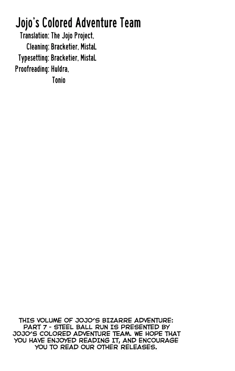 Read Steel Ball Run Manga Online