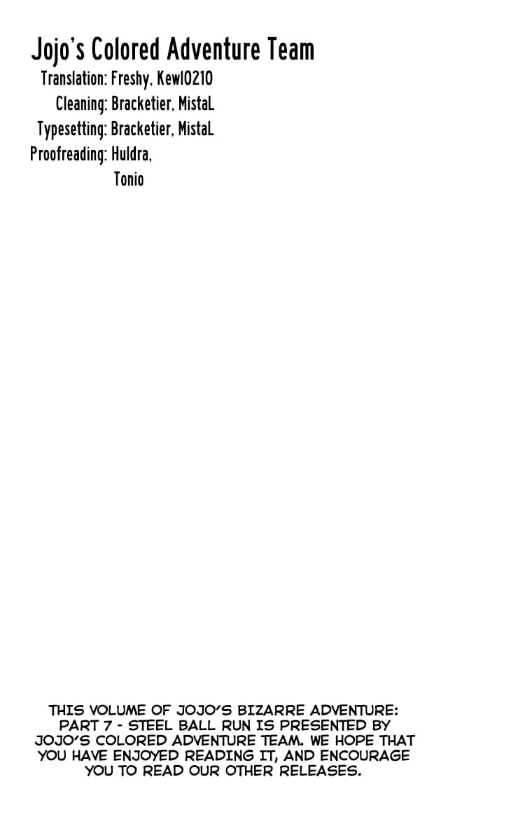 Read Steel Ball Run Manga Online