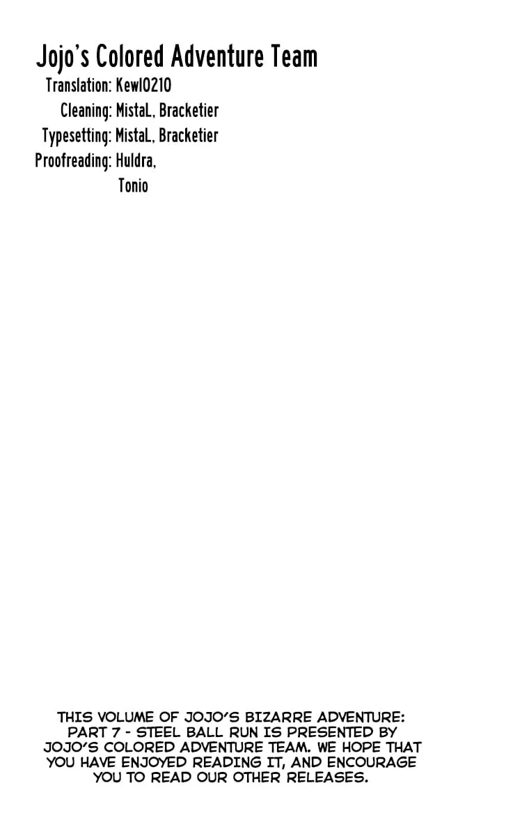 Read Steel Ball Run Manga Online