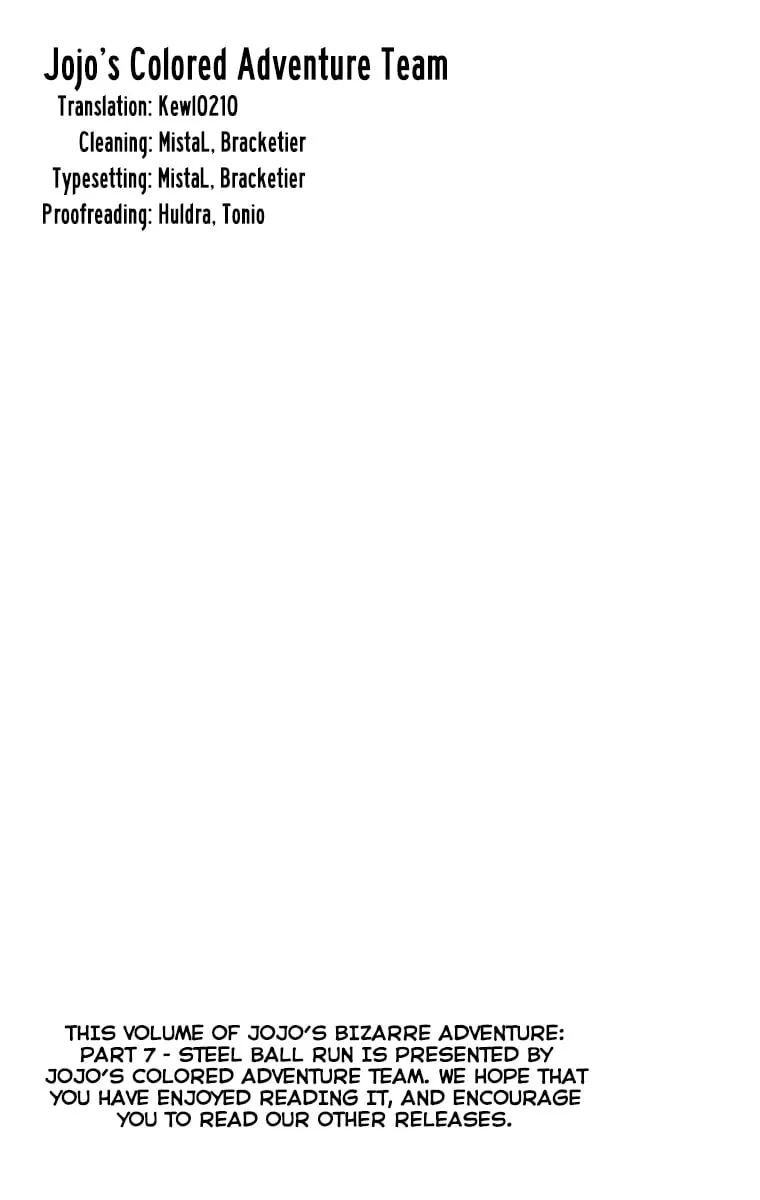 Read Steel Ball Run Manga Online