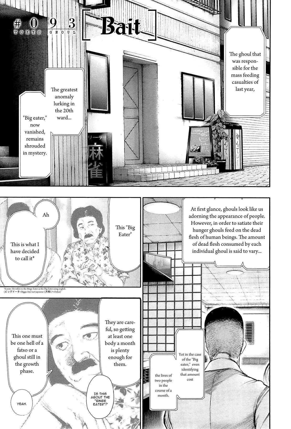 Read Tokyo Ghoul Manga Online