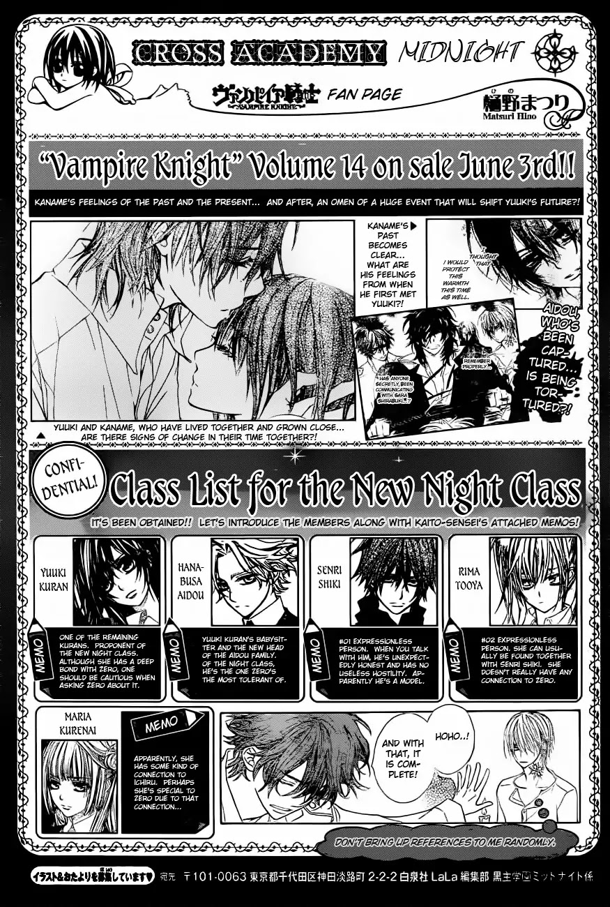 Read Vampire Knight Manga Online