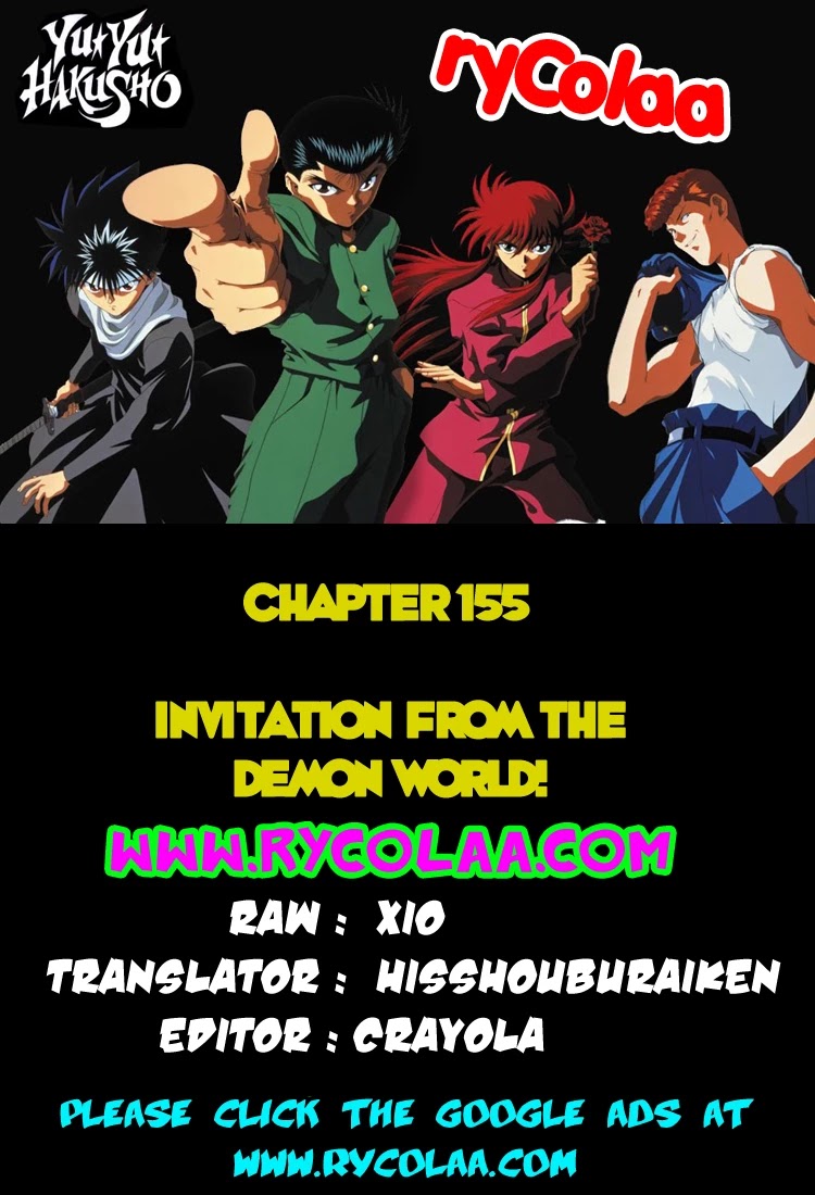 Read Yu Yu Hakusho Manga Online