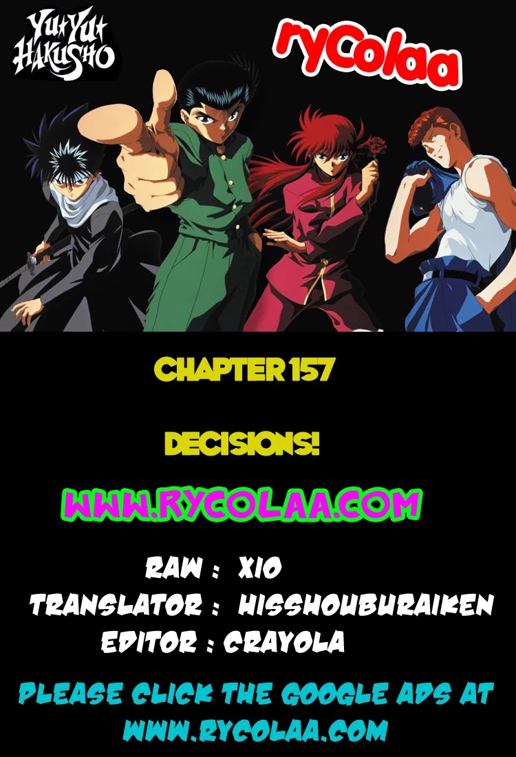 Read Yu Yu Hakusho Manga Online