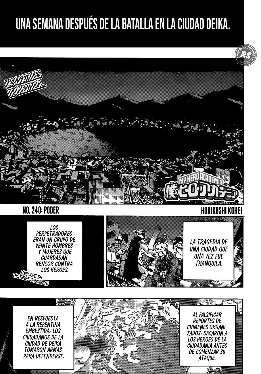 Read MY Hero Academia ES Manga Online