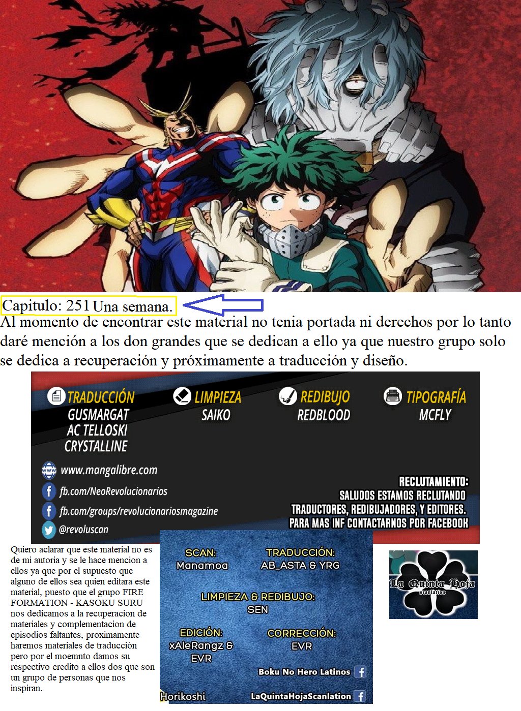 Read MY Hero Academia ES Manga Online
