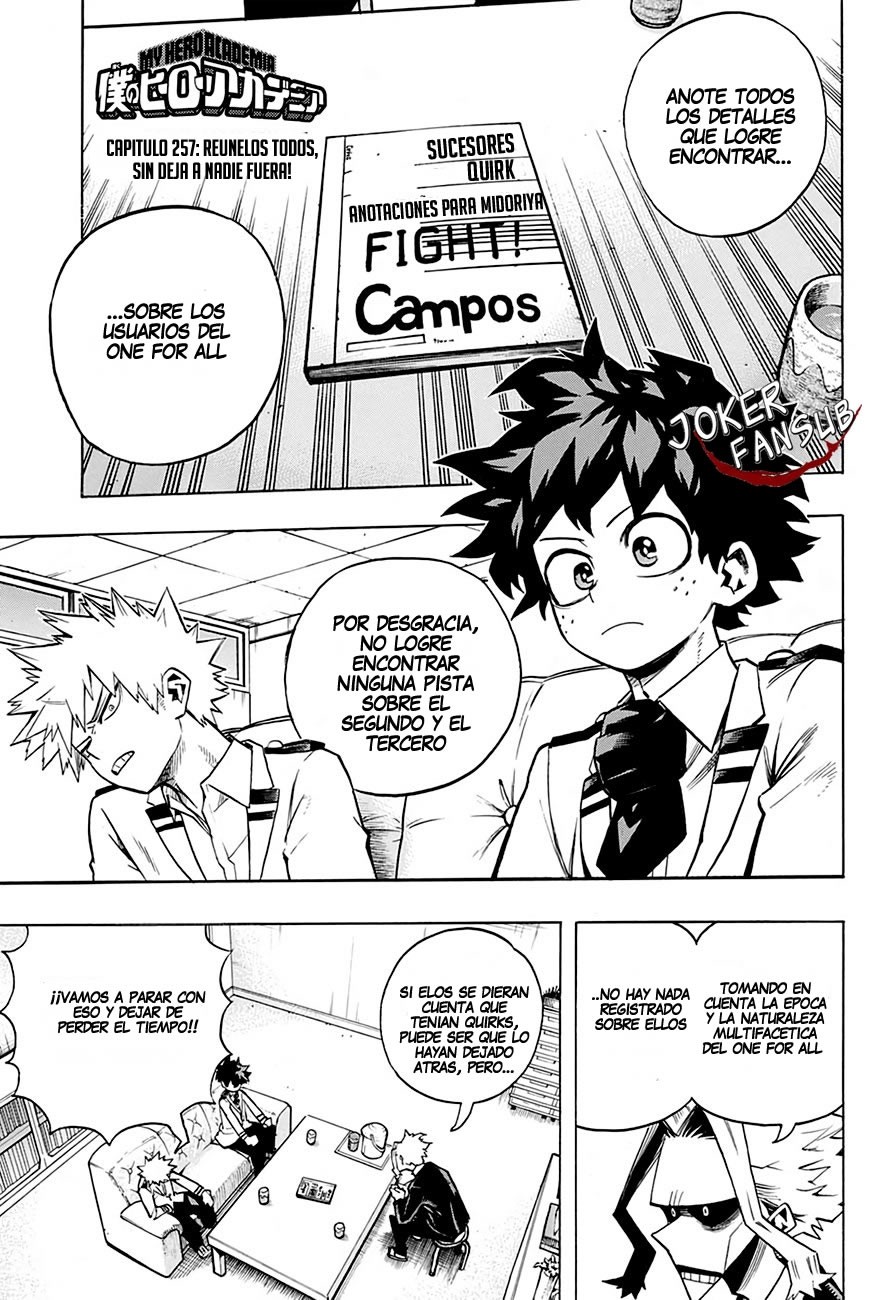 Read MY Hero Academia ES Manga Online