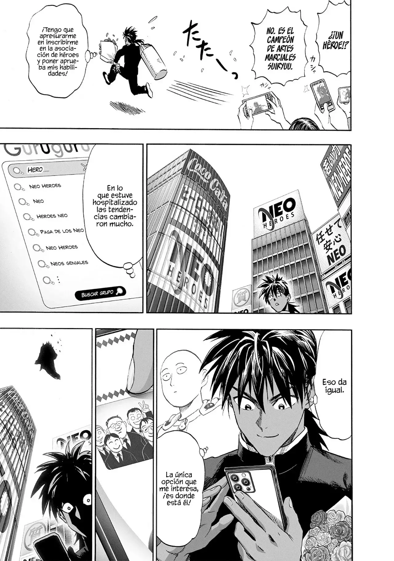 Read One Punch Man ES Manga Online